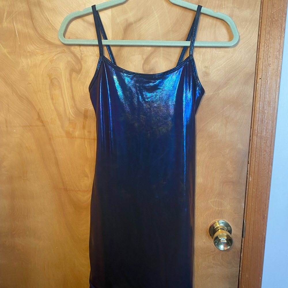 Body con holographic dress